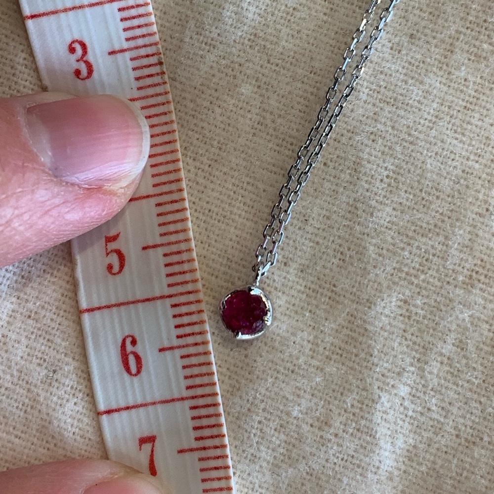 Natural Ruby Necklace - Picture 3 of 4